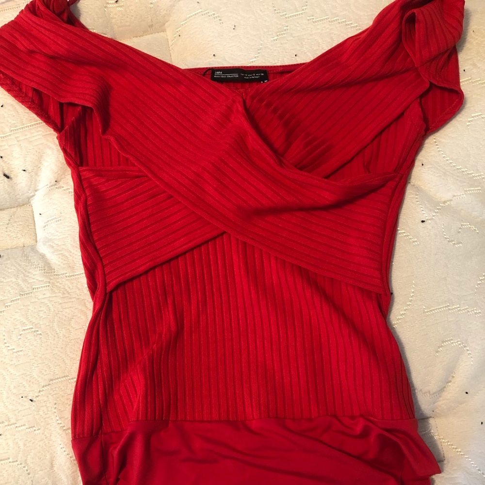 Red bodysuit